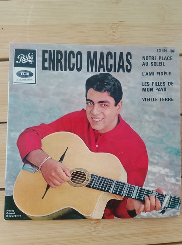 Vinil tours enrico macias - enrico,