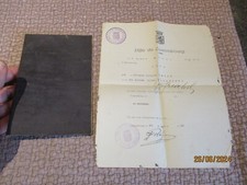 Ancien " Livret d'Ouvrier et