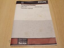 Manuel instruction " Frequency counter SBC 550 Philips "