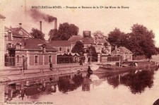 MONTCEAU LES MINES Direction et bureaux de la Cie des Mines de Blanzy La Péniche