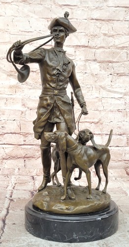 Statue chasse bronze - de,