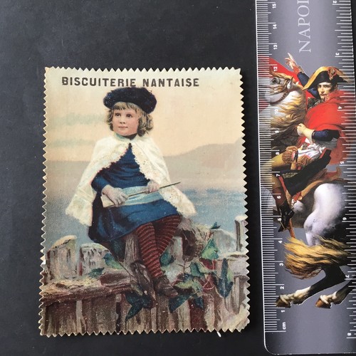 Chromo ancien biscuiterie - bn,