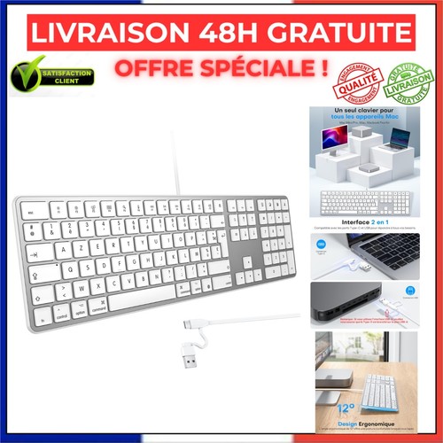 Omoton clavier filaire mac - clavier,