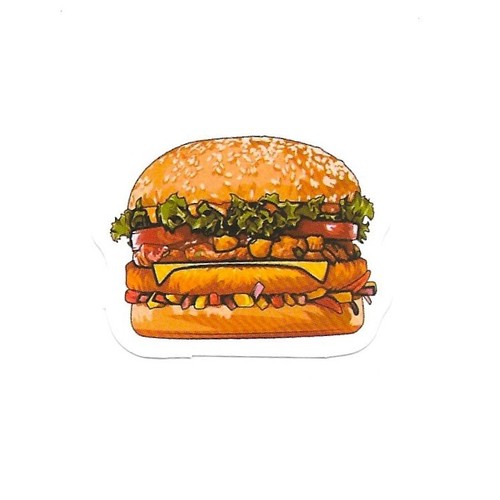 Double cheeseburger fast food - double,