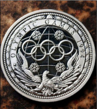 jeton Jeux Olympiques argent pur 999 "Olympic Games Lillehammer 1994 Norvège"