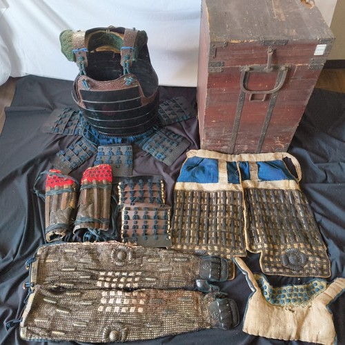 Edo samurai armor ensemble - samurai,