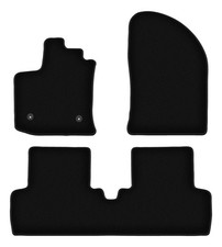 Tapis de sol en velours noir