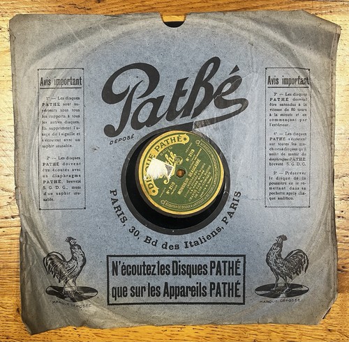 Disques pathe centre - pathe,