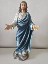 Statue du Christ en résine peinte à la main de 23 cm