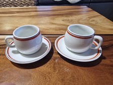 2 Tasse à moka tasse à expresso bombée D'Auteuil Paris service bistrot