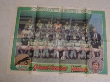 ASSE Saint-Etienne poster équipe 1980-1981 + porte-clé allez les Verts 
