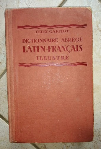 Dictionnaire abrégé latin - abrégé,