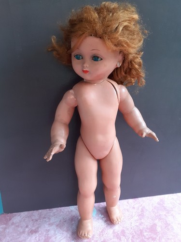 Ancienne poupée bella - poupée, yeux