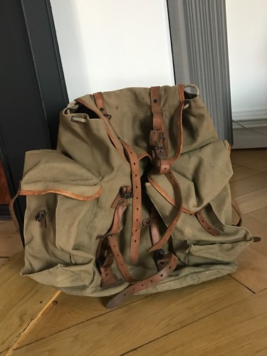 Ancien sac militaire chasseur - sac,