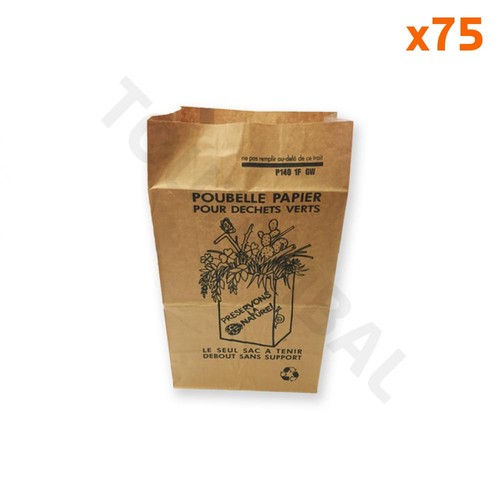 Sac papier kraft - , compostable
