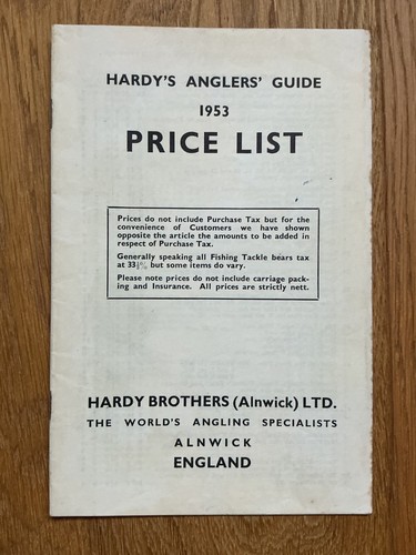 Ancien catalogue tarif - , de