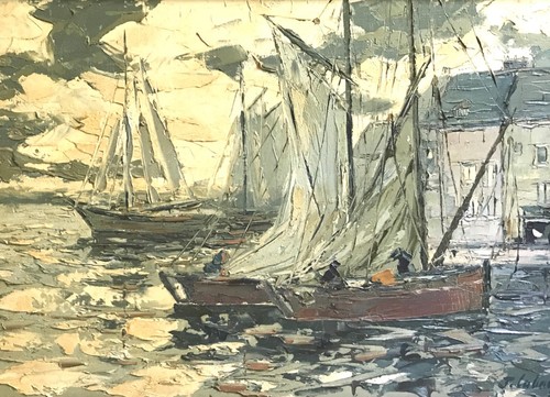 Tableau hst bateaux de - -,