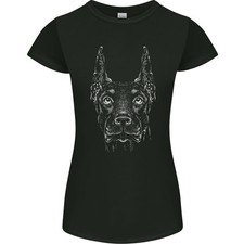 Un T-Shirt Femme Coupe Petite Doberman