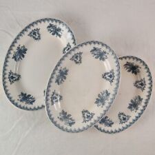 Plats Ovales Faïence Ancienne