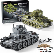 WW2 Army Tanks Toy Building