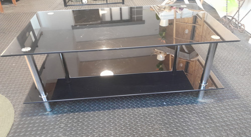 Table basse salon - , verre