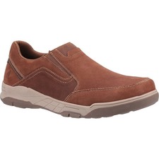 Hush Puppies Fletcher à Enfiler Chaussures Homme Fauve