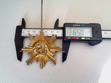 Ancien balancier de pendule en bronze Louis XV pour mouvement à fil Pendulum