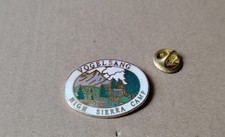 pin's terrain camping américain Vogelsang high sierra camp (EGF doré)