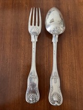 Jolis Couverts Argent Massif XIXème Vieillard 200 G. Orfèvre FD Naudin Paris