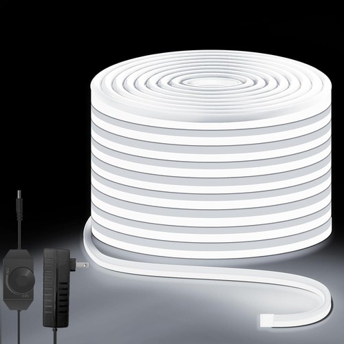 8ft 6000k white dimmable - white,