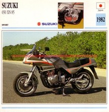 SUZUKI XN 85 650 Turbo XN85 1982 : Fiche Moto #000707