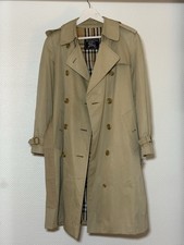 Vintage Burberrys Trench Coat Beige Size L - Classic Double Breasted