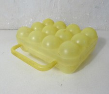 boite à oeufs vintage jaune