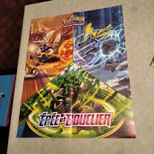 POSTER / tapis de jeu 60cm carte card POKEMON - épée et bouclier - tres bon état