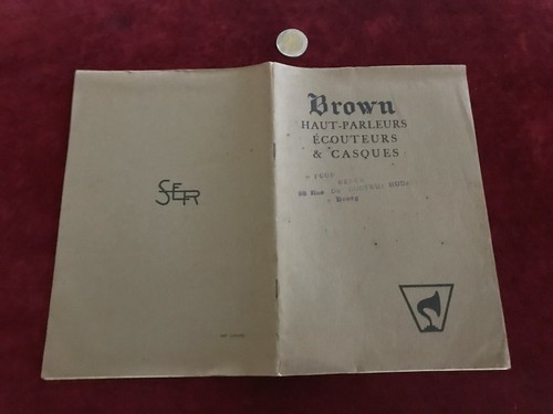 Ancien catalogue brochure - ancien,