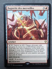 Mtg Baguette Des Merveilles/wand of Wonder commander legends baldur's gate VF/FR