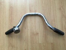 Ancien Guidon mini vélo avec poignées et sonnette quadrillée très joli timbre