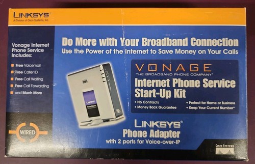 New open box linksys phone - open-box,