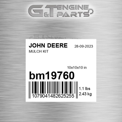 Bm19760 mulch kit - fits, john
