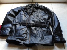 VESTE CUIR MOTARD