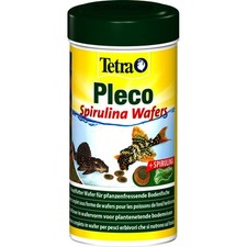 Pleco spirulina wafers, aliment complet pour poissons de fond herbivores 105g/25
