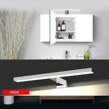 Plafonnier Bain Miroir Lampe LED 50W 30cm Mur Lumière 4000K Métal Chromé