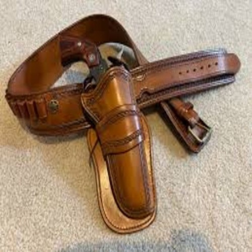 Western gun holster belt - western,