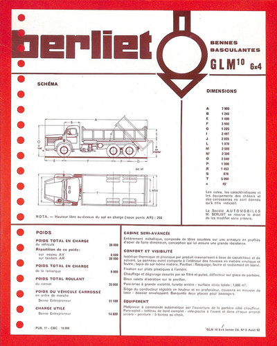 Berliet glm x - berliet, /