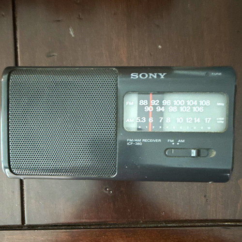 Sony icf 380 - sony, portable