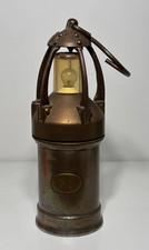 Lampe de mineur ancienne en