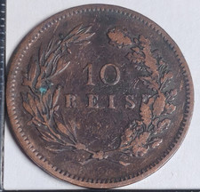 10 Reis 1892 Carlos I Portugal - 797914