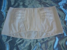 Gaine corset vintage blanc  jarretelgordel unisex Taille 46/48 reggicalze