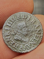 Henri IV, denier tournois 1607 A ! 1,18 g