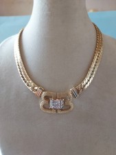 Collier Ras De Cou Balenciaga En Métal Doré